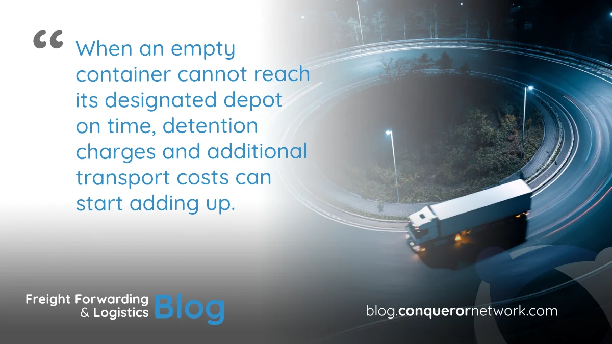 Empty Container Return Delays Can Add Detention and Drop-Off Costs