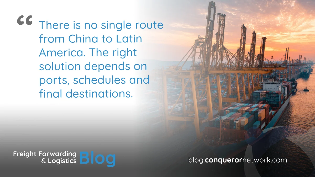 China–Latin America Shipping Routes: Ports, Transshipment and Transit Times