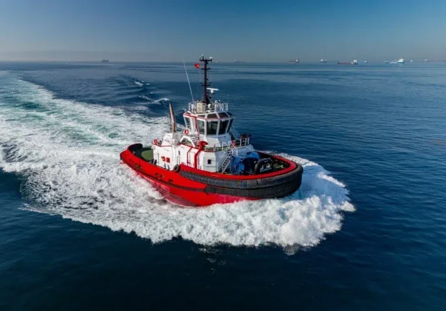 SANMAR Delivers 80-Ton-Plus Escort Tug for Piraeus Operations